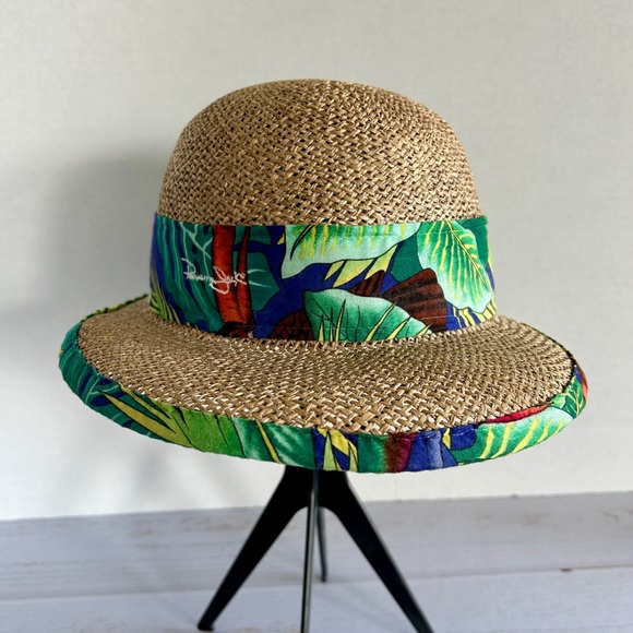 NWOT | Original Panama Jack | Women's Cloche Straw Hat Tropical Bow - Picture 5 of 14